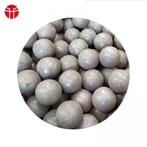 120mm 62HRC Grinding Media Balls , Carbon Forged Steel Grinding Balls