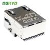 China RJ45 Gigabit Integrated Filter Network Connector SMD LCP Interface DGKYD211Q106DB1A7CBS057 wholesale
