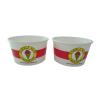 China Waterbased Paper 8 Oz Ice Cream Containers Barrier Coated Customizable Flexo Printing wholesale