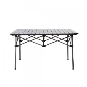 China 92cm Length 52cm Height Foldable Garden Table , Plastic Folding Picnic Table Adjustable supplier