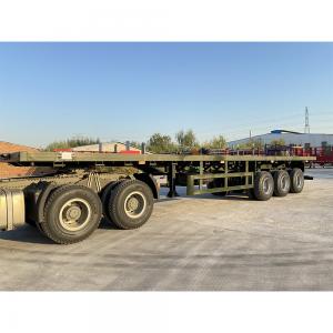 40ft Flatbed Semi Trailer With Container Twist Locks