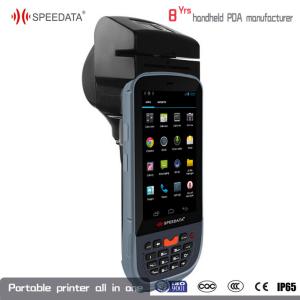 China Передвижной Handheld принтер PDA термальный с Wifi Bluetooth GPRS GPS для железнодорожного билета supplier