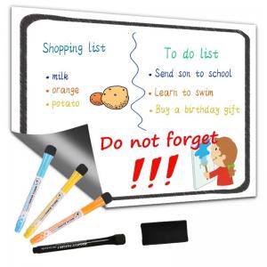A4 Magnetic Refrigerator Frame Dry Erase Memo Board With Magnet Table Memo