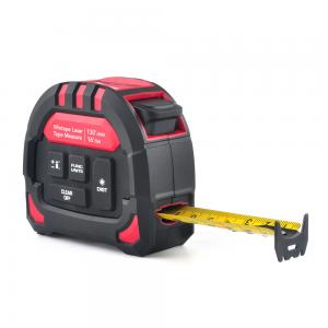 RoHS 2 In 1 Advanced Laser Measure Tape Distances Tool Laser Precision Measurement Tape