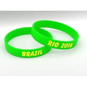 Silicone wristband bracelet Rio 2016 Brazil Olympics souvenir promotion gifts