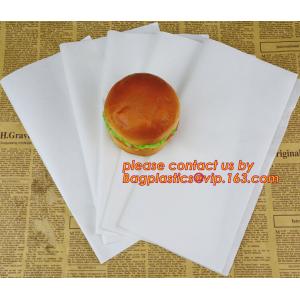 China Papel à prova de graxa branco, papel 28GSM à prova de graxa para o envolvimento do hamburguer, urdidura do almoço e 400 x 660 milímetros de papel à prova de graxa/400 supplier