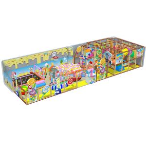 China Candy Themed Developmental Playground Motor Skill And Imagination Building Equipment For Kids wholesale