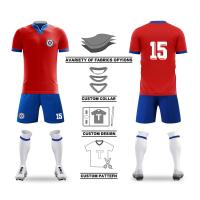 China Breathable Custom Team Jersey  Durable Moisture Wicking Football Team Jersey on sale