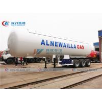 China FUWA Axle 25T 54000L LPG Tanker Trailer With Sun Shelter on sale