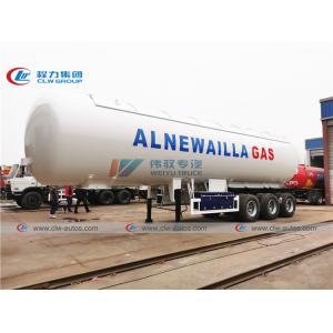China FUWA Axle 25T 54000L LPG Tanker Trailer With Sun Shelter supplier