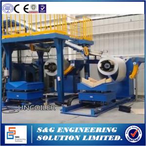 China 60 KW Power Double Belt Discontinuous PU Sandwich Panel Production Line with 700 ~ 1000 Width For PU Sandwich Panel wholesale