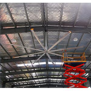 China Aluminum Large Ceiling Fans 24 ft / 20 ft Big Size Low Power Consumption Ceiling Fan supplier