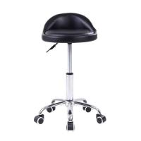 China Round Rolling Stool Laboratory Stool Chair PU Science Lab Stools With Backs on sale