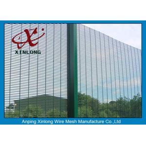 China Anti-ultraviolet High Voltage 358 High Security Fence / Welded Mesh Fencing supplier