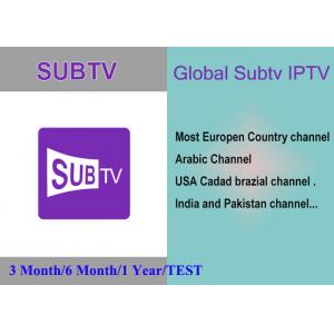 Subtv Support Full European like IT/UK/DE Canada Brazil Packages VOD EPG APK M3U Mag Supported