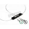 1 X 2 0.9 mm Single Mode WDM Fiber Optic For Telecom , 1480 / 1550nm Operation