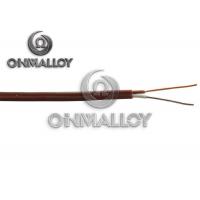 China Thermocouple Compensating Cable Type T 2 X 24 Awg PTFE X PTFE  Brown Jacket on sale