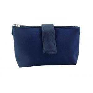China Portable Big Room Small Travel Organizer Bags With Zipper Pouch Dark Blue Color supplier