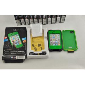 China Green Dustproof Waterproof Cell Phone Case Lifeproof For Iphone 4s supplier