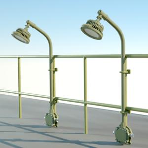 Hazardous Location High Bay Fixtures 120w Pole Mounting