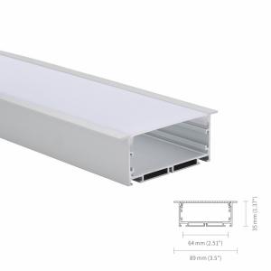 China Anodized Magnetic Aluminium Led Profile IP45 With PC Frosted Cover wholesale