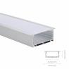 China Anodized Magnetic Aluminium Led Profile IP45 With PC Frosted Cover wholesale
