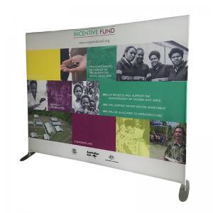 China Flat Tension Fabric Banner Stands Fire Resistant Material Aluminum Tube Frame wholesale