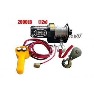 12V 2000LB Heavy Duty Electric Winch Truck With ATV Rope Wireless Remote