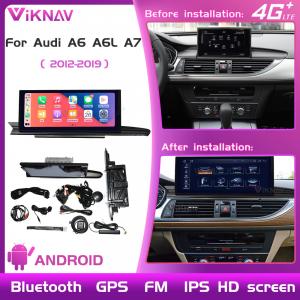 1920*720 Android Stereo Receiver For Audi A6 A6L A7 2012 To 2019