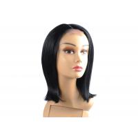 China Monofilament Human Lace Front Wigs 100% Virgin High Density Natural Luster on sale