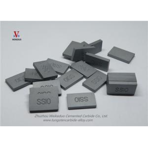Indexable Tungsten Carbide Saw Tips , Thin Custom Carbide Inserts