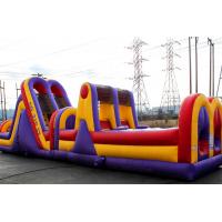 China Largest Wipeout Inflatable Obstacle Courses Adults Kids 5k Courses Rentals on sale