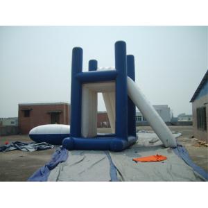 China Lead - Free Backyard Inflatable Water Games , Kids Inflatable Slide For Inground Pool supplier