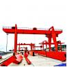 Double Beam Workshop Gantry Crane 20 Ton For Lifting Steel Plate / Fabrication
