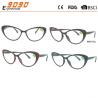 China Fashionable reading glasses with butterfly shape,made of pc frame,suitable for men and women wholesale