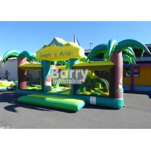 China Outdoor n Indoor PVC Material Equipment Toys Jungle Theme Big Toddler Inflatable Playground supplier