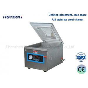 Full Stainless Steel Chamer Desktop Placement Transprent Cover Vacuum Packing Machine