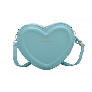 China Women Heart Shape Small Leather Crossbody Bag With Shoulder Strap supplier
