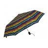 China 21in Rainbow Windproof 3 Folding Umbrella For Travel wholesale