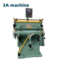 China Manual Die Cutting Machine CQT 750 for Paper Creasing and Folding at Manufacturing Plant on sale