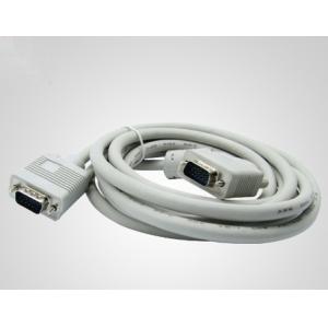 Projector LCD D-sub 15 Pin VGA Cable , PVC Insulated Coaxial Audio Cable