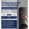 S819 Digital Smart Home Door Lock WiFi Enabled Tuya TTlock  & Fingerprint with Password Key Card Lock