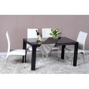 China Modern Dining Room Furniture,Tempered Glass Dining Table supplier