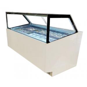 Ice Cream Freezer Ice Cream Gelato Display Cabinet Fan Cooling