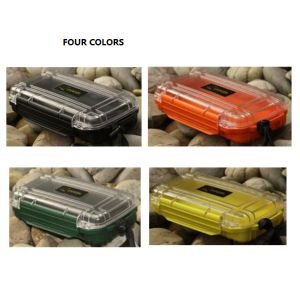 Passed IP68 ABS waterproof  case with transparent cover  for diver  keep goods  dry   tool holder  with strap  ABS container