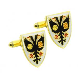 Whole Selling New design Gold Plating metal mens wedding custom cuff link