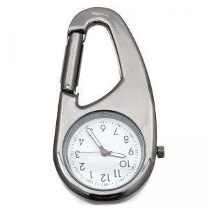 China Nurse Watch Hospital Gift Quartz Doctor Clocks Carabiner Clip Watches Outdoor Black Reloj Unisex Sport Compass Fob Pocke supplier