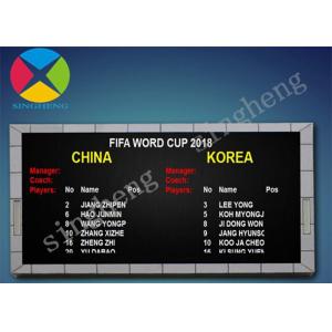 China Pixel Pitch 10mm Led Electronic Scoreboard 100000 Hours Long Life Span supplier