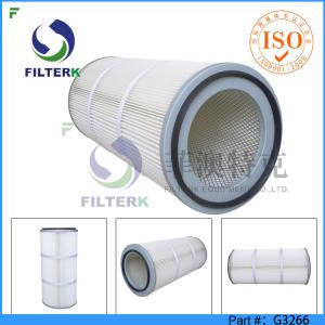 China Spunbond Polyester Nonwoven Air Filter Cartridge 99.9% Efficiency supplier