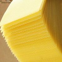 China Food Grade B Bees Wax Honeycomb Sheets Beeswax Foundation Sheet Natural on sale